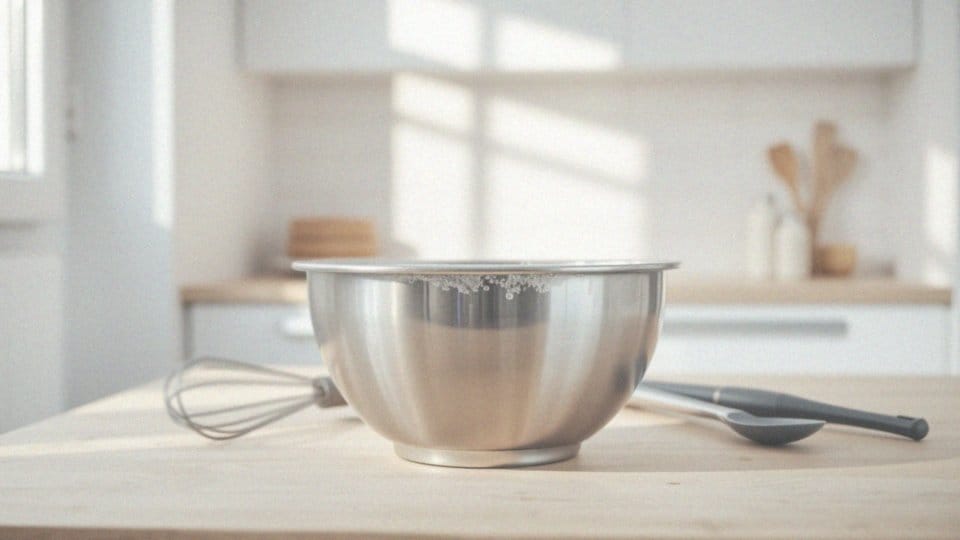 Dlaczego metalowa lub szklana misa jest preferowana do ubijania?