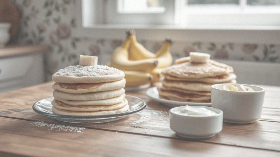 Jakie są różnice między plackami jogurtowymi a puszystymi placuszkami bananowymi?