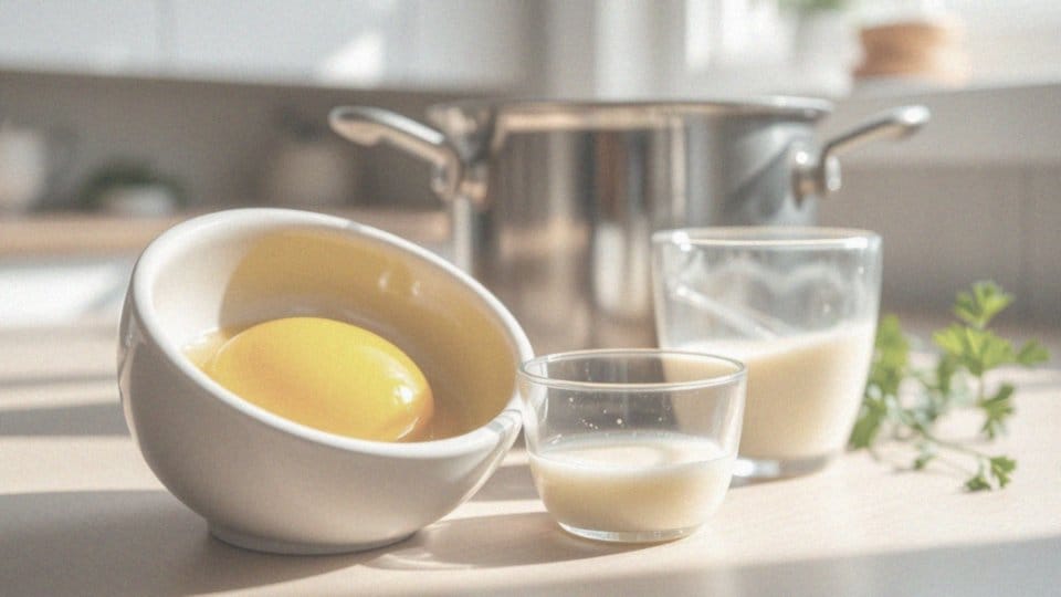 Jak żółtko może pomóc w zagęszczaniu sosów jasnych?