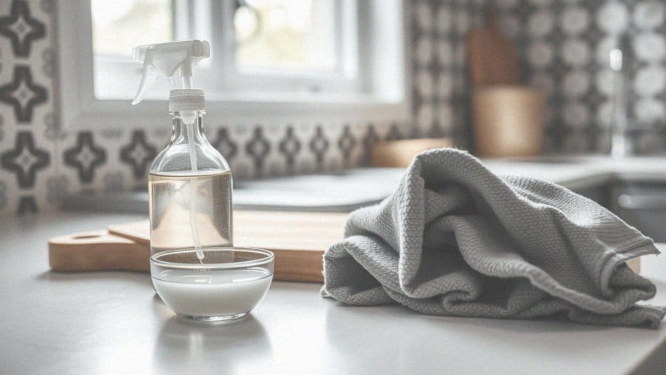 Jak przygotować roztwór octu do czyszczenia mebli?