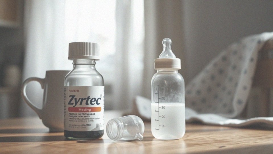 Czy Zyrtec może wpływać na karmienie piersią?
