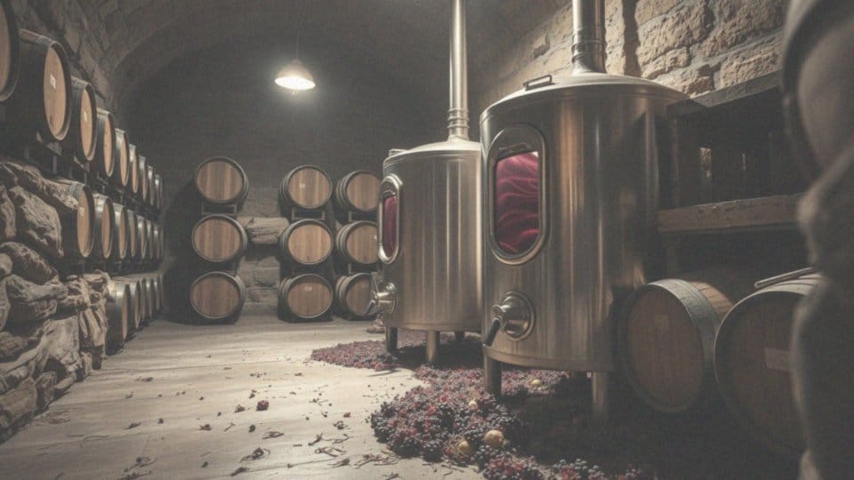 Jak wygląda proces fermentacji wina w kontekście tanin?