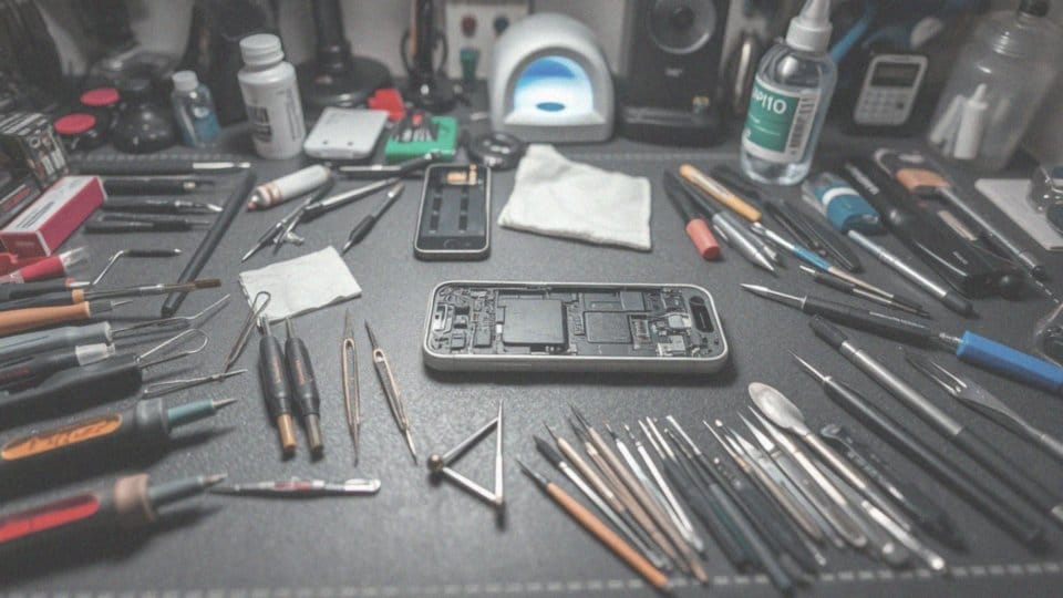 Jakie narzędzia są potrzebne do wymiany szybki w telefonie?
