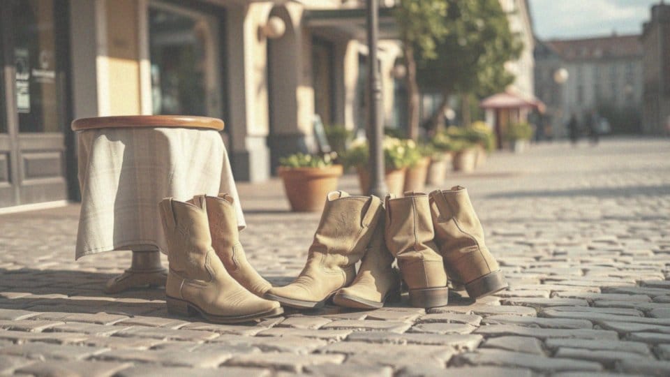 Dlaczego beżowe kowbojki są popularne w casualowych stylizacjach?